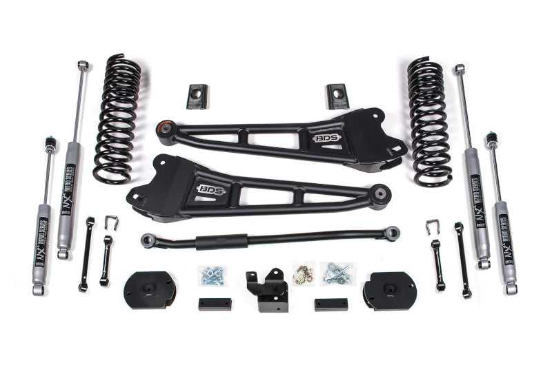 BDS 1653H 3in Radius Arm Lift Kit w/ NX2 Nitro Shocks | 2019-2024 Ram 2500 4WD Diesel