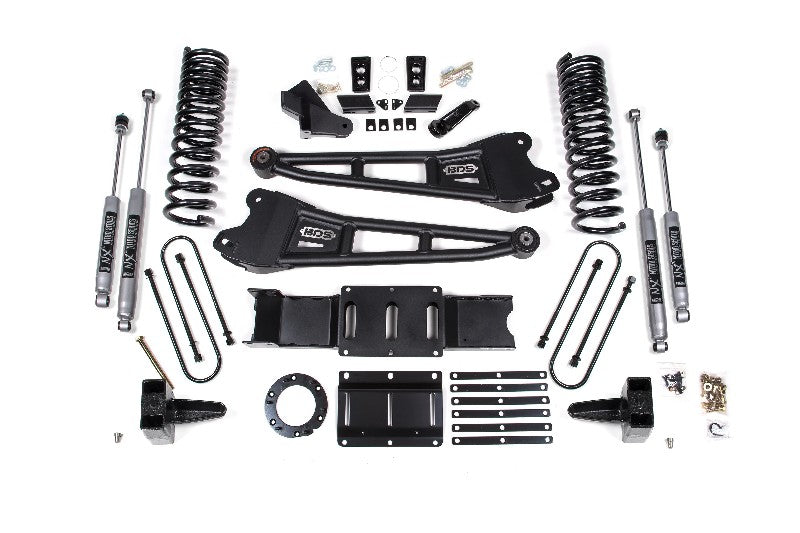 BDS 1683H 6in Radius Arm Lift Kit w/ NX2 Nitro Shocks - 6 Bolt | 2019-2023 Ram 3500 w/ Rear Overload Leaf