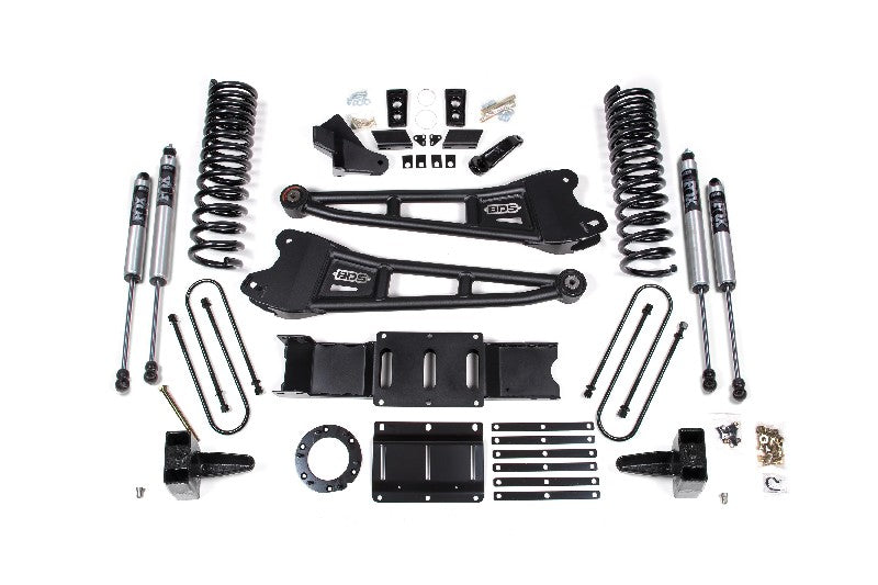 BDS 1684FS 6in Radius Arm Lift Kit w/ FOX 2.0 Shocks - 8 Bolt | 2019-2023 Ram 3500 w/o Rear Overload Leaf