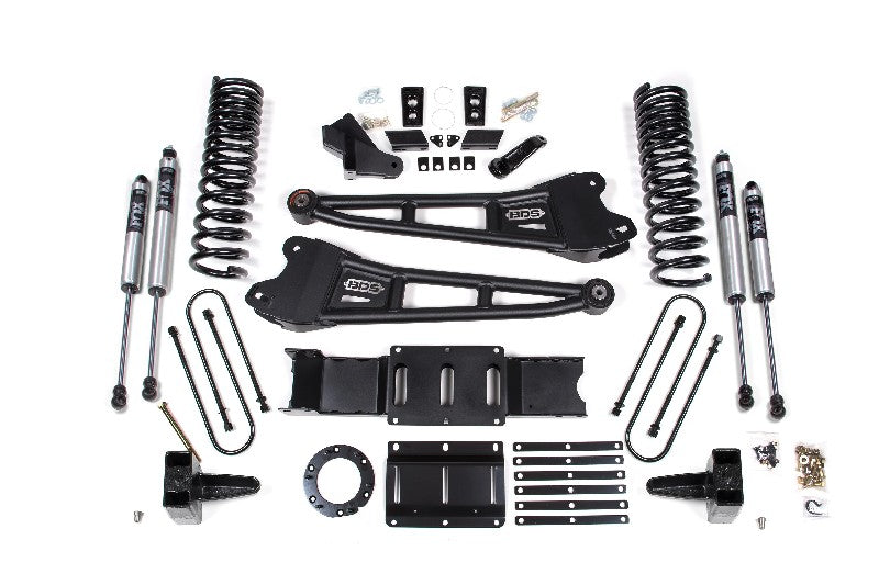 BDS 1687FS 5.5in Radius Arm Lift Kit w/ FOX 2.0 Shocks | 2019-2023 Ram 3500 w/ Rear Overload Leaf