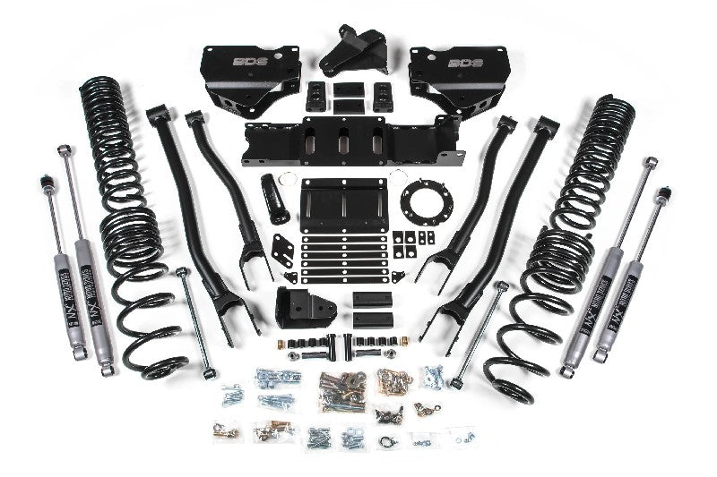 BDS 1688H 6in 4-Link Lift Kit w/ NX2 Nitro Shocks | 2019-2024 Ram 2500