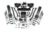 BDS 1689FS 5.5in 4-Link Lift Kit w/ FOX 2.0 Shocks | 2019-2024 Ram 2500