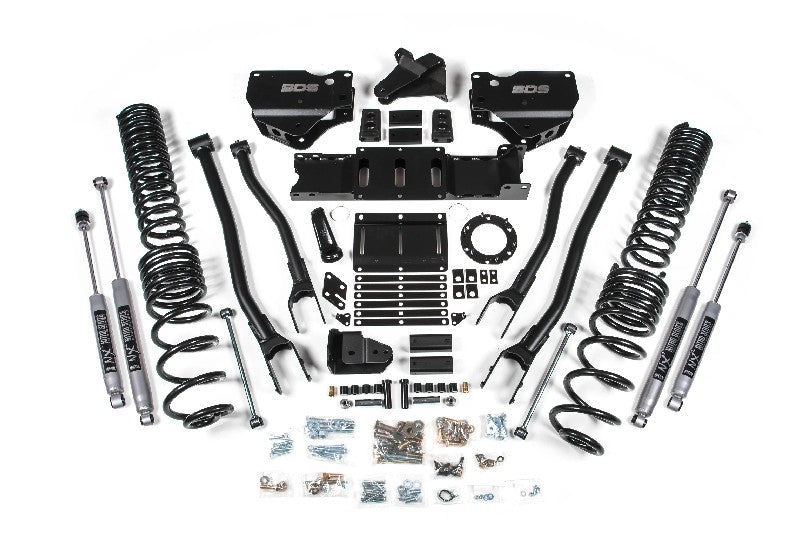 BDS 1689H 5.5in 4-Link Lift Kit w/ NX2 Nitro Shocks | 2019-2024 Ram 2500