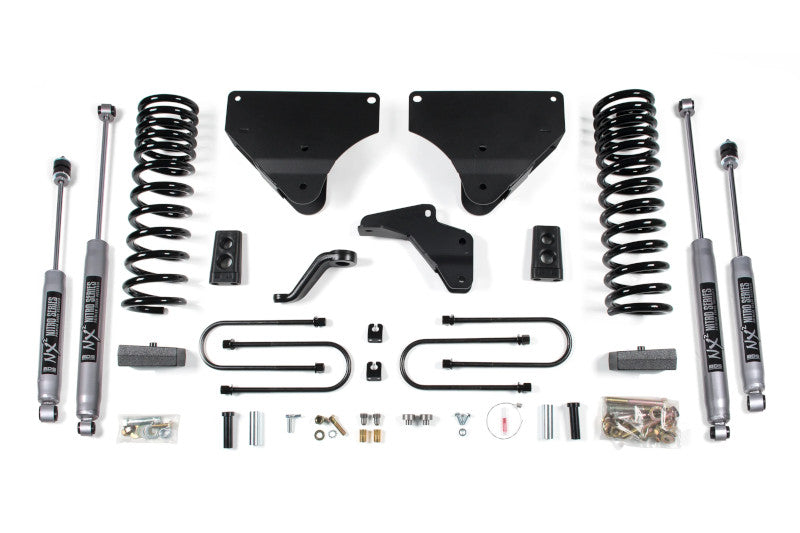 BDS 1779H 4in Lift Kit w/ NX2 Nitro Shocks & 2in Block Kit | 2013-2018 Ram 3500 4WD Gas