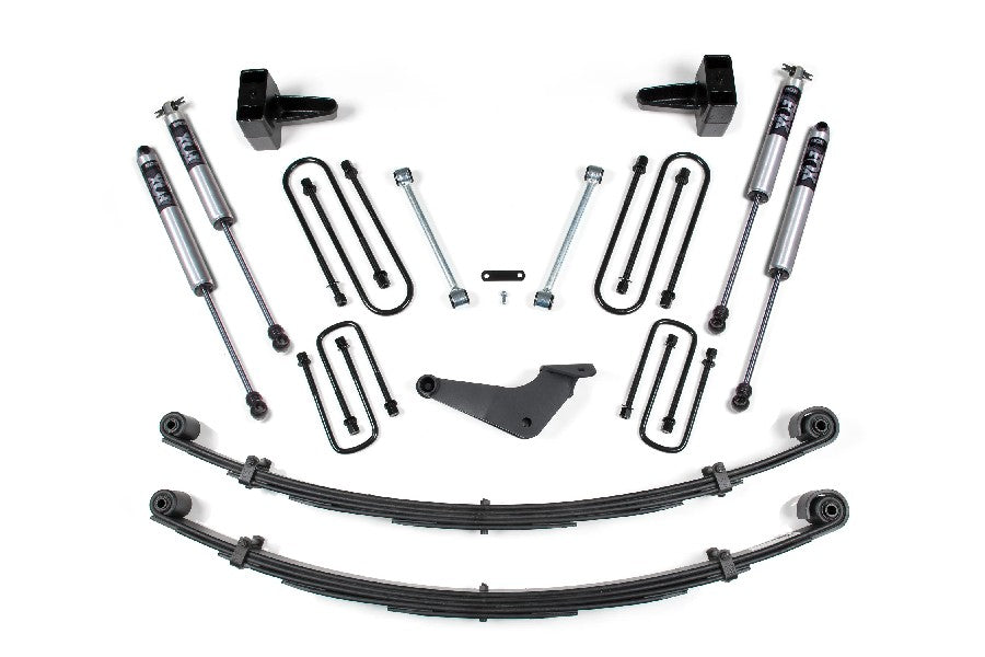 BDS 309FS 4in Lift Kit w/ FOX 2.0 Shocks - Square Front U Bolt | 1999-2004 F250/F350 w/o Rear Overload