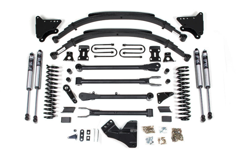 BDS 583FS 4in 4-Link Lift Kit w/ FOX 2.0 & Leaf Springs | 2011-2016 F250/F350 4WD Gas