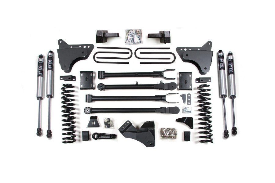 BDS 590FS 4in 4-Link Lift Kit w/ FOX 2.0 Shocks & Rear Block Kit | 2011-2016 F250/F350