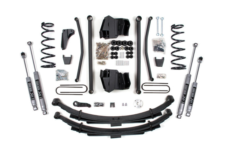 BDS 650H 6in Long Arm Lift Kit w/ NX2 Nitro Shocks & Leaf Springs | 2003-2007 Ram 2500/3500 4WD Diesel w/ 4in Axle