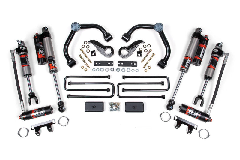 BDS 760FPE 3in FOX Permance Elite Lift Kit w/ 3in Block Kit | 20-24 Silverado/Sierra 2500HD/3500HD w/out Rear Overload