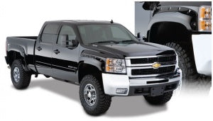 Bushwacker 40950-02 Cut-Out Style Front & Rear Fender Flares | 2007-2010 Silverado 1500 Short Bed