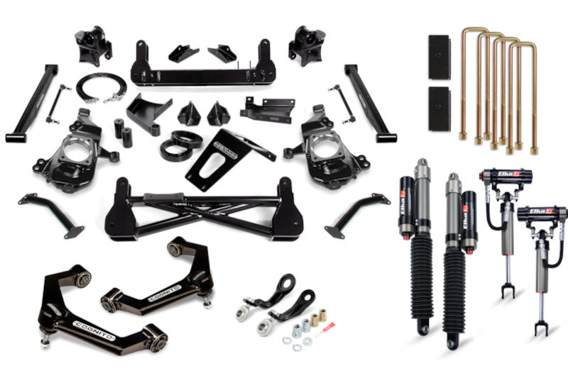 Cognito 210-P1183 7in Premier Lift Kit w/ Elka 2.5 Reservoir Shocks | 2020-2024 Silverado/Sierra 2500HD/3500HD