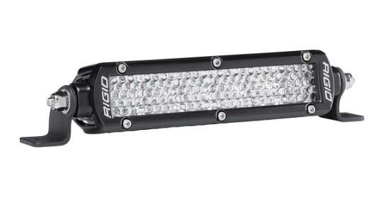 Rigid 906513 SR-Series PRO LED Light Flood Diffused 6in Black Housing | Universal