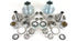 Dynatrac CR60-3X1104-B Ford Free Spin Hub Conversion Kit w/ Fine Studs Fits | 1999-2004 F250/F350