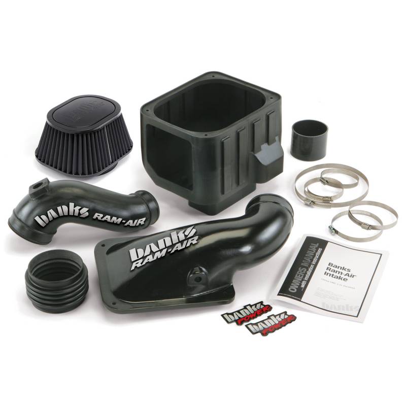 Banks 42132-D Ram-Air Cold Air Intake System with Dry Filter | 2001-2004 Silverado/Sierra 2500HD/3500HD 6.6L