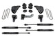 FabTech K2404M 4in Budget Lift Kit w/ Stealth Shocks | 2023-2024 F250/F350 4WD