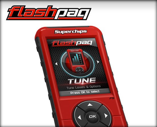 Superchips 1845 FlashPaq F5 Tuner | 99-15 Ford F250/F350 6.0L/6.4L/6.7L/7.3L Powerstroke