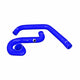 Mishimoto MMHOSE-CHV-96DBL Silicone Coolant Hose Kit | 1999-2006 Silverado/Sierra 6.5L Diesel