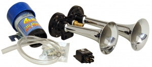 Kleinn 6126 Direct Drive Dual Air Horn Kit w/ Compressor, Relay & Tubing | Universal