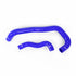 Mishimoto MMHOSE-F2D-05TBL Twin I-Beam Chassis Blue Silicone Coolant Hose Kit | 2005-2007 Ford 6.0L Powerstroke