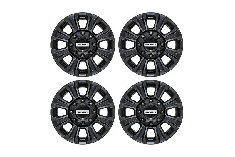 Ford Performance M-1007K-1808SD 18x8in Matter Black Wheel Kit | 2005-2022 F250/F350