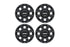 Ford Performance M-1007K-1808SD 18x8in Matter Black Wheel Kit | 2005-2022 F250/F350