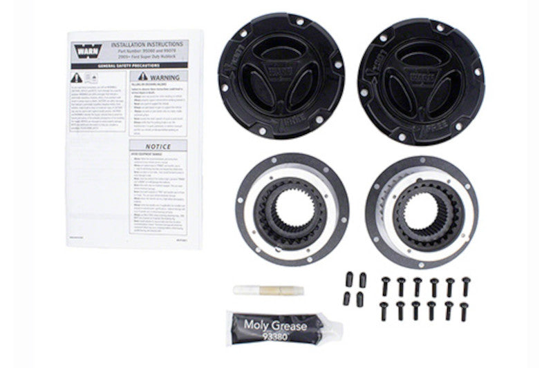 Ford Performance M-1104-SD Warn Locking Hubs | 2005-2022 F250/F350/F450/F550