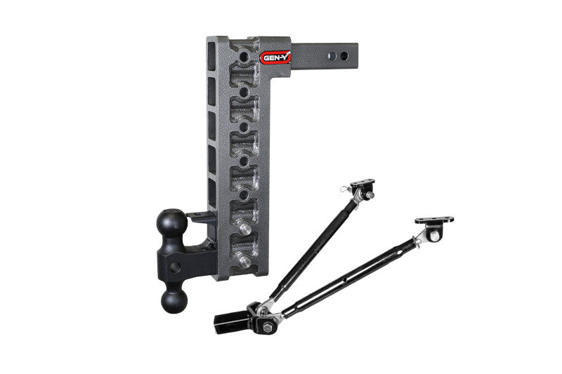 Gen-Y GH-527 Mega-Duty Class V 16K Drop Hitch 15in Drop for 2in Reciever | Universal