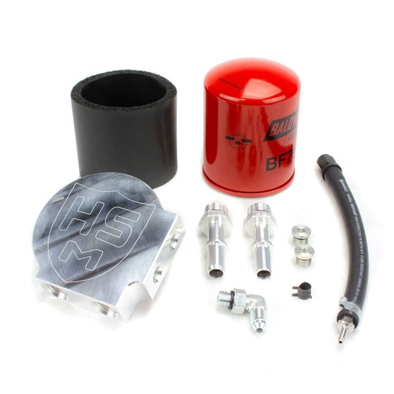 H&S Motorsports 121003 Filter Conversion Kit | 2011-2022 Ford 6.7L Powerstroke