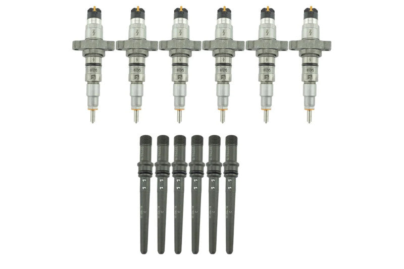 Industrial 215312 Reman Stock Injector Pack w/ Connecting Tubes | 2004.5-2007 Ram 5.9L Cummins