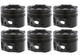 Carrillo DH7104 High-Performance Piston Set | 1989-2007 Ram 5.9L Cummins