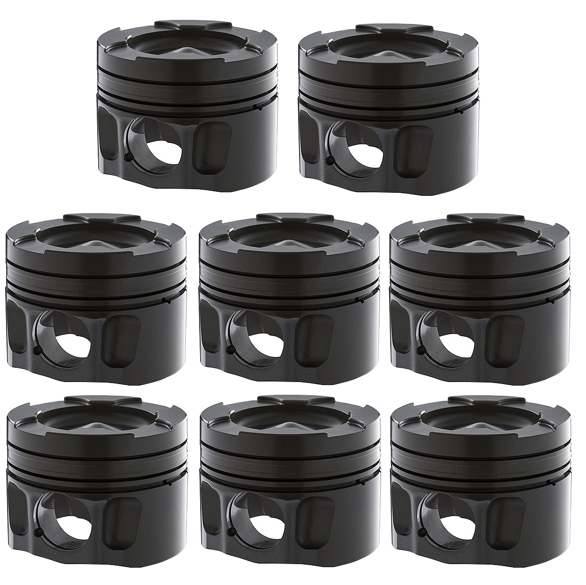 Carrillo DR7022 High-Performance Piston Set | 2001-2018 GM 6.6L Duramax