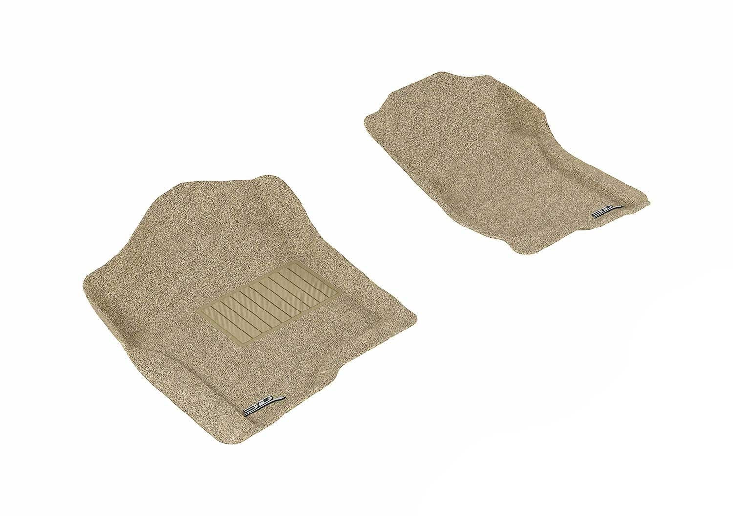 3DM L1CH04712202 Classic Tan Front Floor Mats | 2007-2013 Silverado/Sierra 1500/2500HD/3500HD