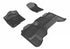 3DM L1CH05001509 Kagu Black Floor Mats | 2007-2013 Silverado/Sierra 1500/2500HD/3500HD