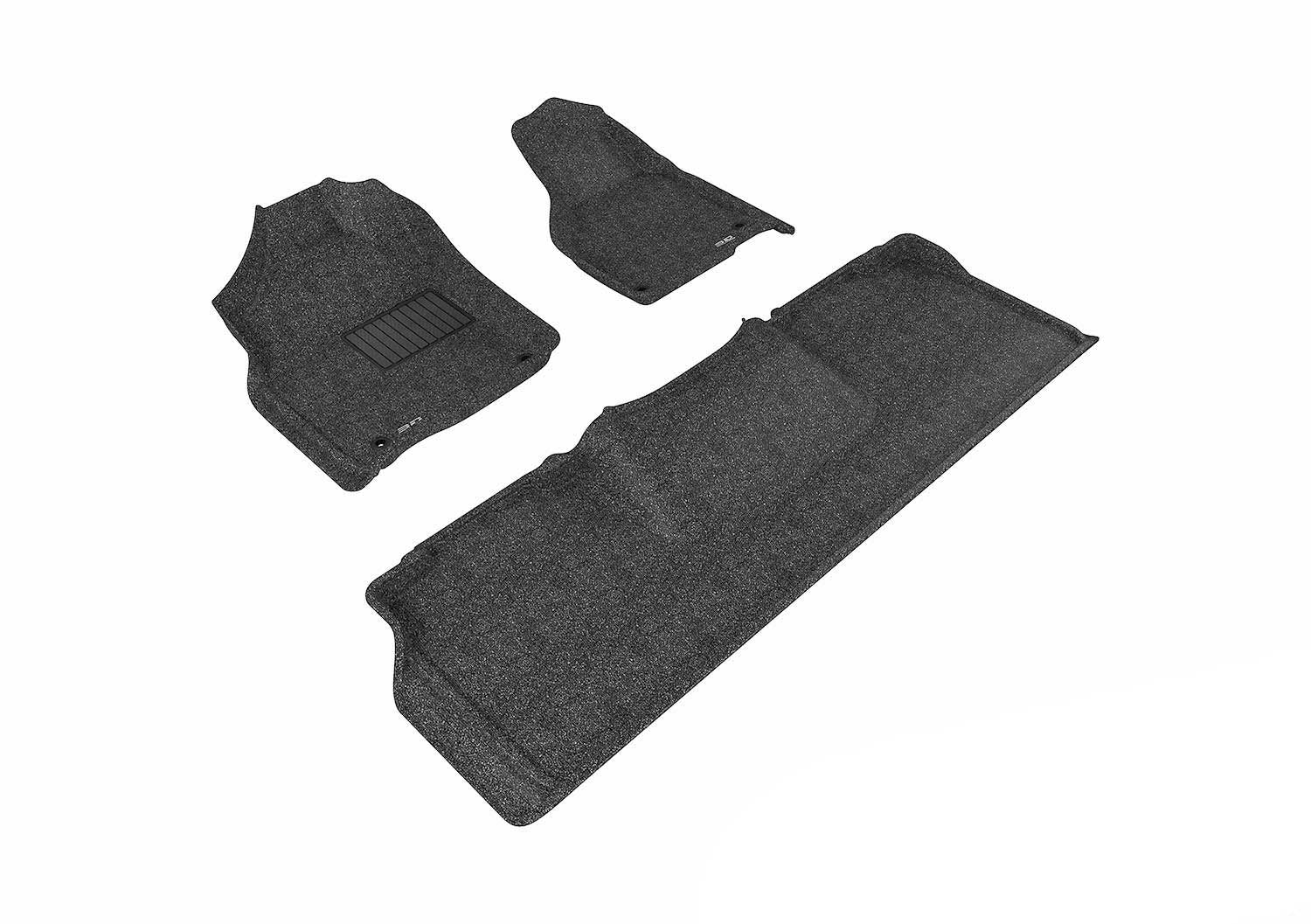 3DM L1DG02102209 Classic Black Floor Mats | 2012-2015 Dodge Ram 1500/2500/3500