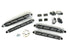 McGaughys 51211 Rear Boxed 4-Link Kit w/ Black Billet Face Plates | 2014-2023 Ram 2500