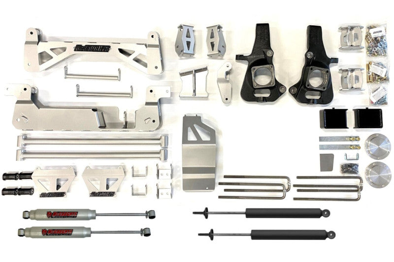 McGaughys 52050 7-9in Lift Kit - Silver | 2002-2010 Silverado/Sierra 2500HD 4WD Diesel