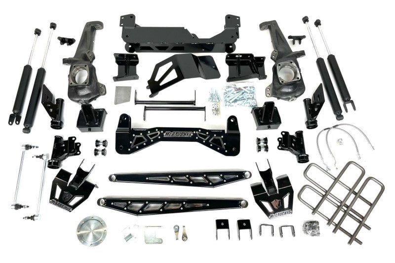 McGaughys 52456 7-9in Lift Kit - Black | 2020-2024 Silverado/Sierra 2500HD 2WD/4WD