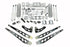 McGaughys 54424 6in 4-Link Lift Kit - Silver | 2019-2023 Ram 2500 4WD