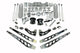 McGaughys 54430 8in 4-Link Lift Kit - Silver | 2019-2023 Ram 2500 4WD Air Ride