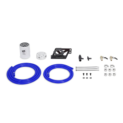 Mishimoto MMCFK-F2D-08BL Blue Coolant Filter Kit | 2008-2010 Ford F250/F350 Powerstroke 6.4L