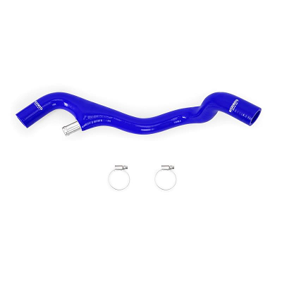 Mishimoto MMHOSE-F2D-05EBL Blue Lower Overflow Hose | 2005-2007 Ford F250/F350 Powerstroke 6.0L