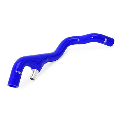 Mishimoto MMHOSE-F2D-05EBL Blue Lower Overflow Hose | 2005-2007 Ford F250/F350 Powerstroke 6.0L