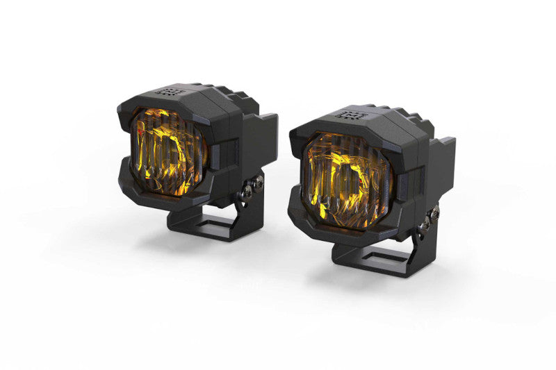 Morimoto BAF101 1Banger HXB Wide Beam LED Pods - Yellow Pair | Universal