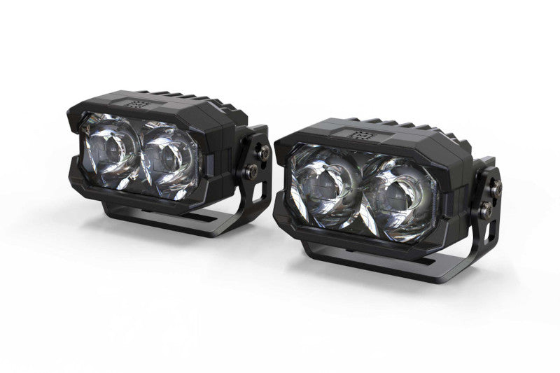 Morimoto BAF112 HXB Spot Beam 2Banger LED Pods - White Pair | Universal