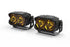 Morimoto BAF113 HXB Spot Beam 2Banger LED Pods - Yellow Pair | Universal