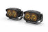 Morimoto BAF117 HXB Wide Beam 2Banger LED Pods - Yellow Pair | Universal