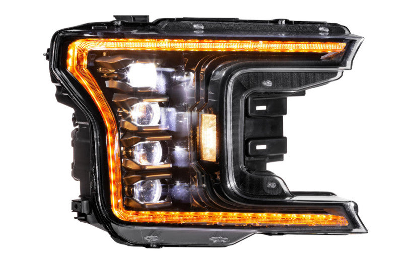 Morimoto LF501.2-A-ASM XB LED Headlights - Amber DRL | 2018-2020 F150