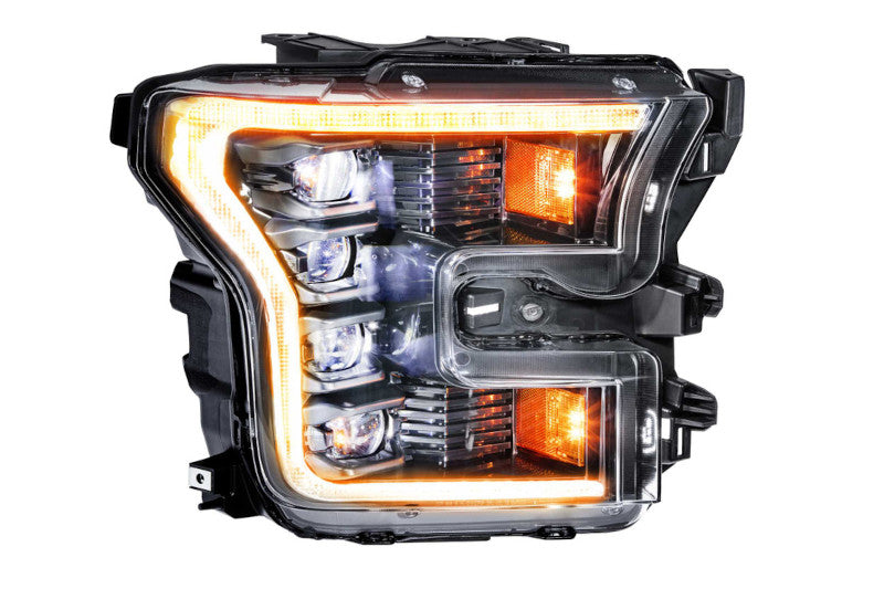 Morimoto LF502-A.2-ASM XB LED Headlights - Amber DRL | 2015-2017 F150