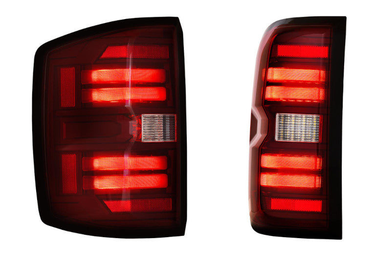 Morimoto LF728 1500/2500HD/3500HD XB LED Tail Lights - Red | 2014-2019 Silverado 1500/2500HD/3500HD