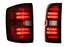 Morimoto LF728 1500/2500HD/3500HD XB LED Tail Lights - Red | 2014-2019 Silverado 1500/2500HD/3500HD